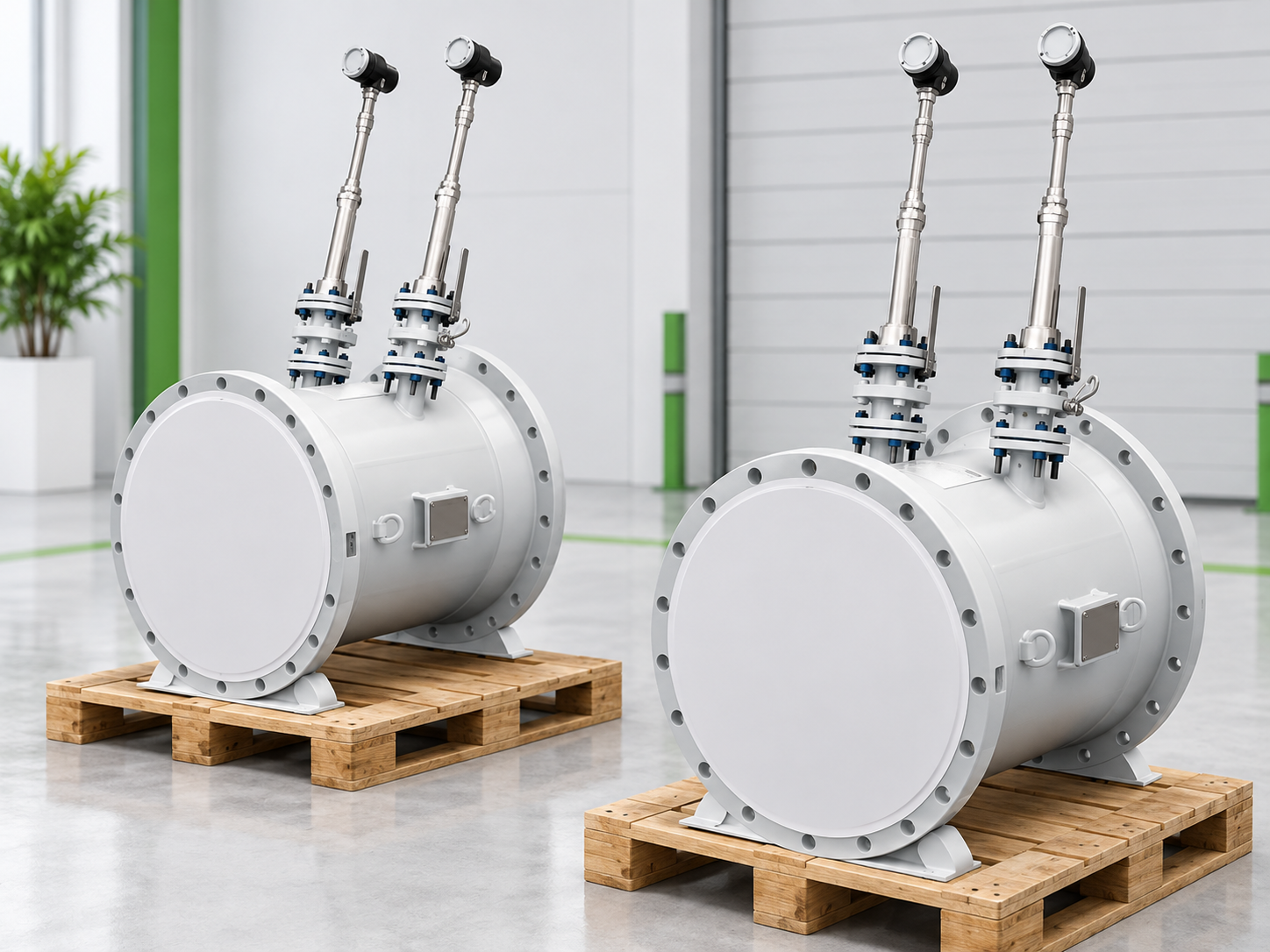 Flare gas flowmeter installation