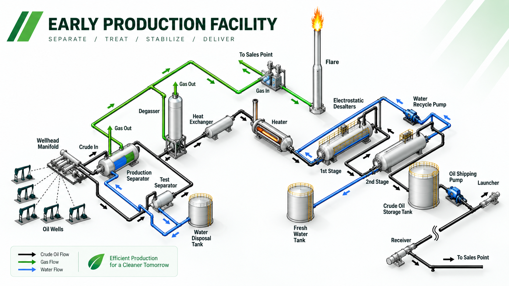 Early Production Facility process arrangement