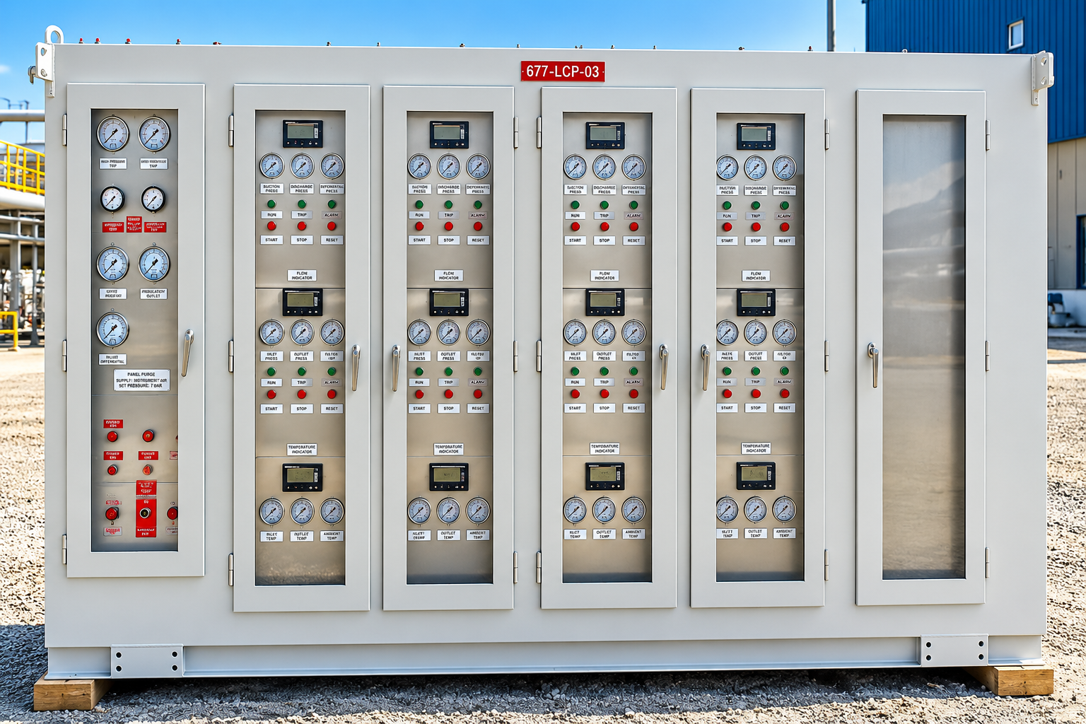 Past wellhead control panel project