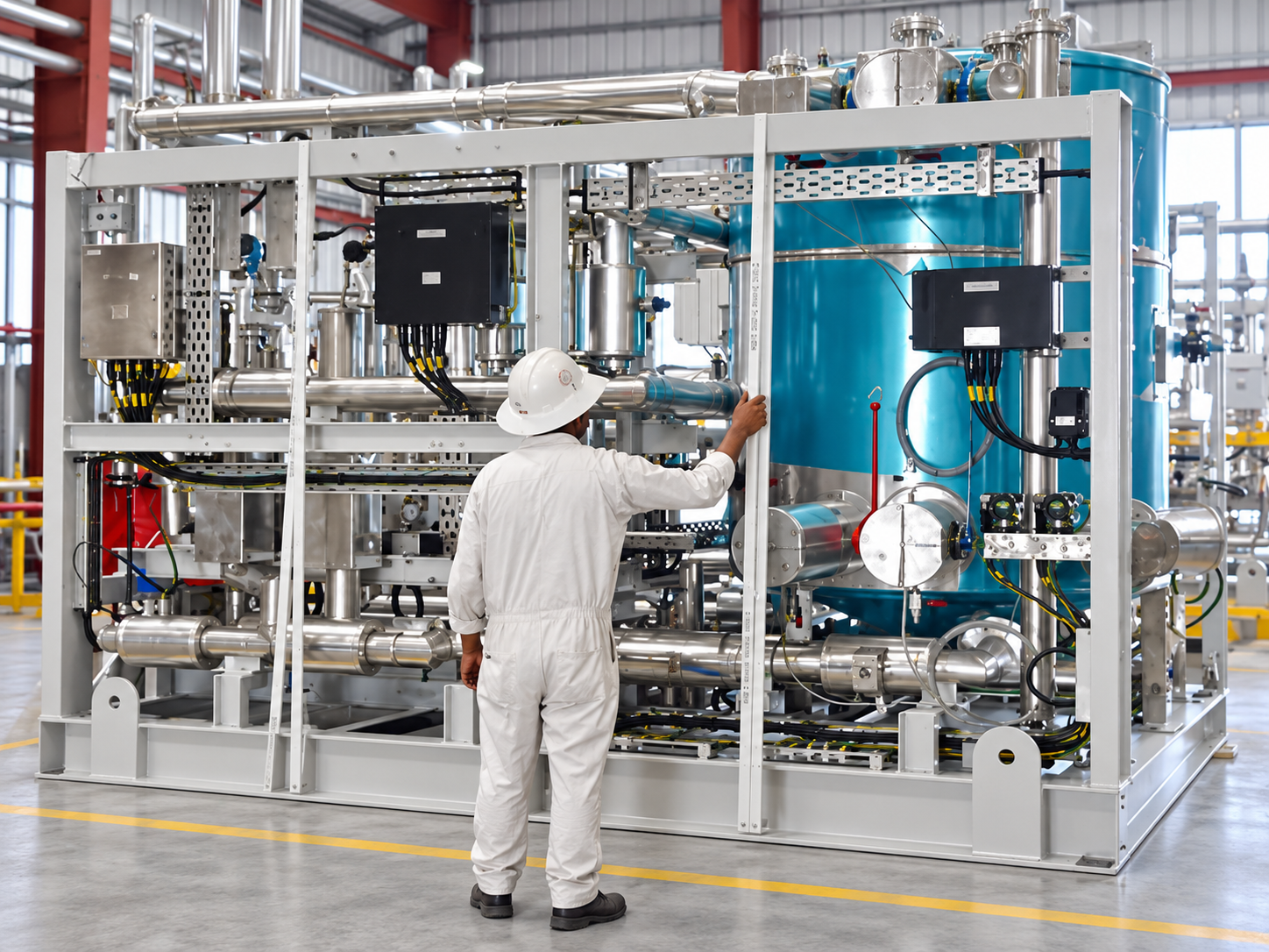 Dosing skid system